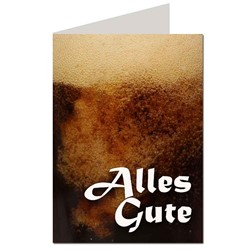 Zeige Details für BierPostCARD - "ALLES GUTE" Klappkarte gedruckt auf hochwertigem Recyclingpapier A6 im Briefumschlag Bild von BierPostCARD - "ALLES GUTE" Klappkarte gedruckt auf hochwertigem Recyclingpapier A6 im Briefumschlag