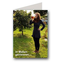 Zeige Details für BierPostCARD - "in Massen geniessen...." Klappkarte gedruckt auf hochwertigem Recyclingpapier A6 im Briefumschlag Bild von BierPostCARD - "in Massen geniessen...." Klappkarte gedruckt auf hochwertigem Recyclingpapier A6 im Briefumschlag