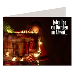 Zeige Details für BierPostCARD - "Advent" Klappkarte gedruckt auf hochwertigem Recyclingpapier A6 im Briefumschlag Bild von BierPostCARD - "Advent" Klappkarte gedruckt auf hochwertigem Recyclingpapier A6 im Briefumschlag