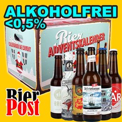 Zeige Details für Bier-Adventskalender - ALKOHOLFREIE BIERE bis Alc. 0,5% Vol. - in der Adventsbox - incl BierPostCARD ( Heute mit Design Öffner mit deiner Gravur ) Bild von Bier-Adventskalender - ALKOHOLFREIE BIERE bis Alc. 0,5% Vol. - in der Adventsbox - incl BierPostCARD ( Heute mit Design Öffner mit deiner Gravur )