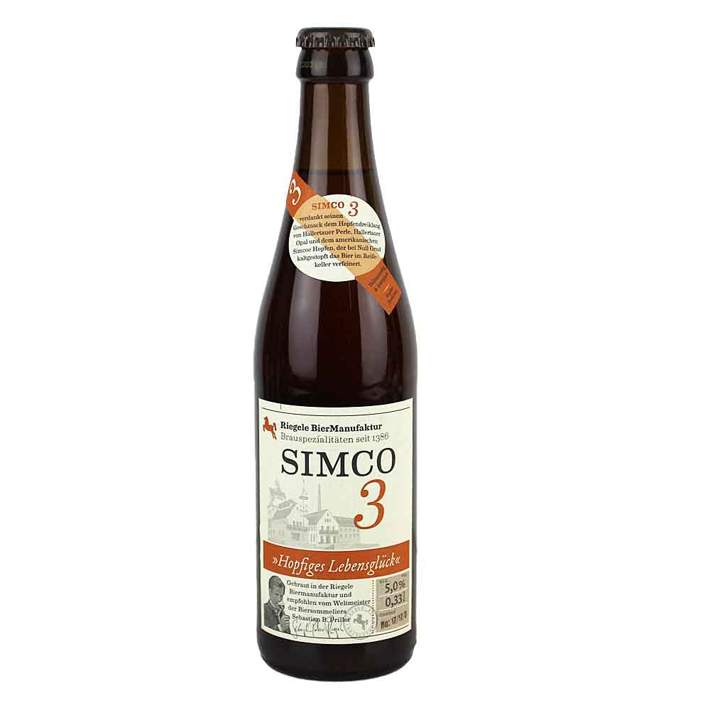 Bild von Riegele "SIMCO 3" - INDIA PALE ALE - 0,33l