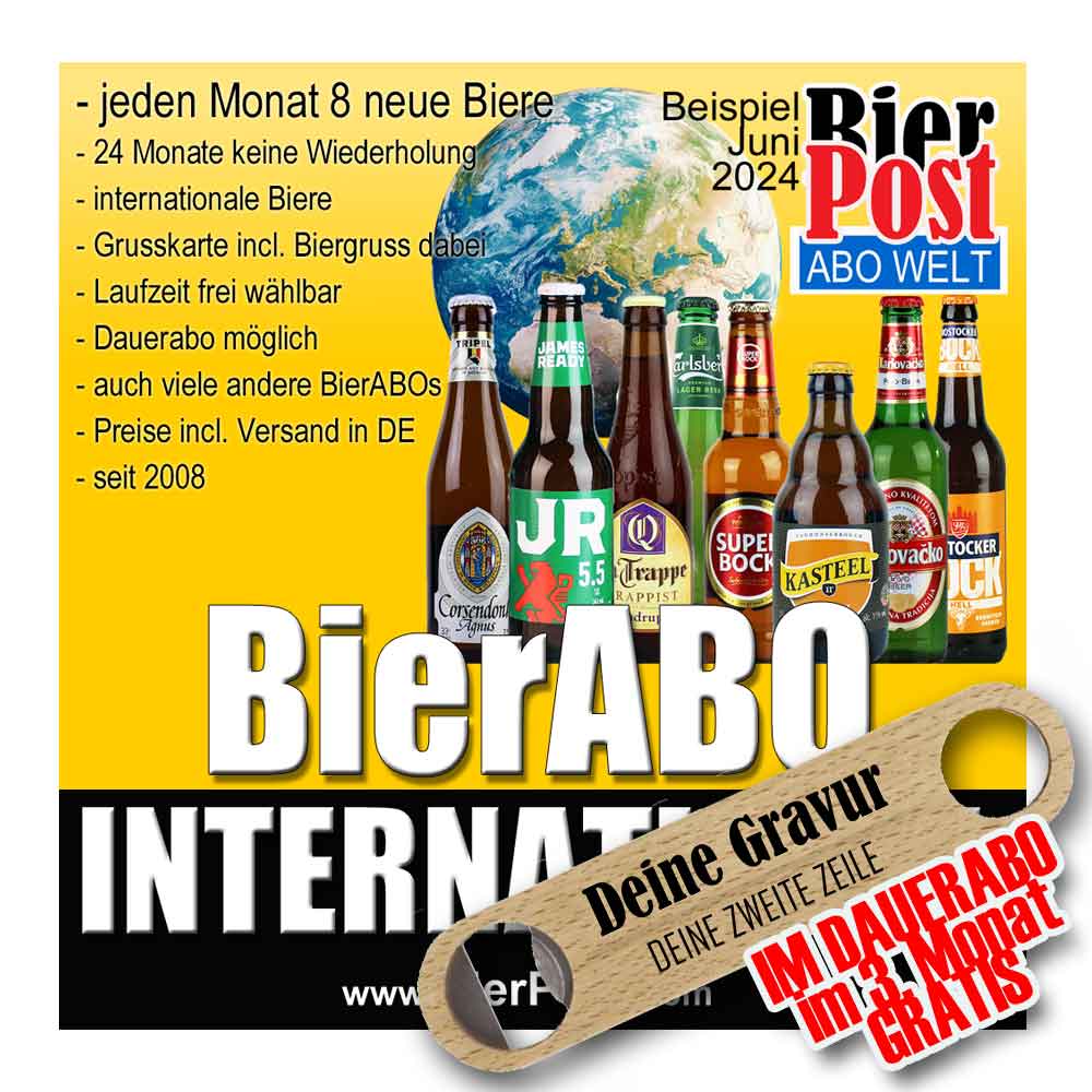 Bild von BierPostABO - INTERNATIONAL - incl. Versand in DE, incl. BierPostCARD 