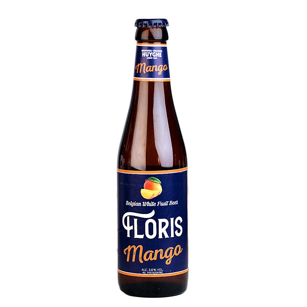 Bild von Floris - MANGO - Fruchtbier aus Belgien 0,33l  ( MHD 15. November 2026 )